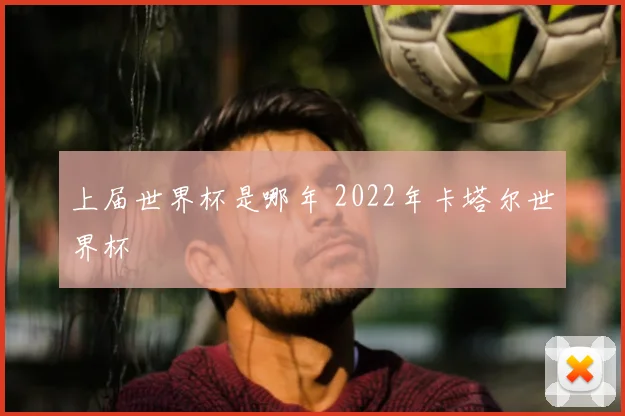 上届世界杯是哪年 2022年卡塔尔世界杯